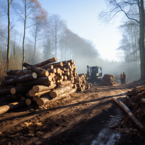 Verschillende soorten haardhout