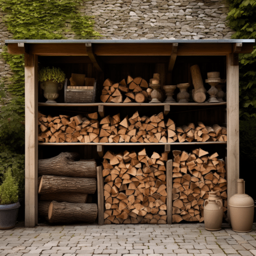 Haardhout opslag | 123natuurproducten.nl