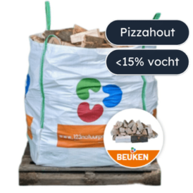 Pizza hout Beuken bigbag | 123natuurproducten.nl