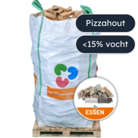 Pizza hout essen bigbag 2 kuub2000 liter 123natuurproducten.nl