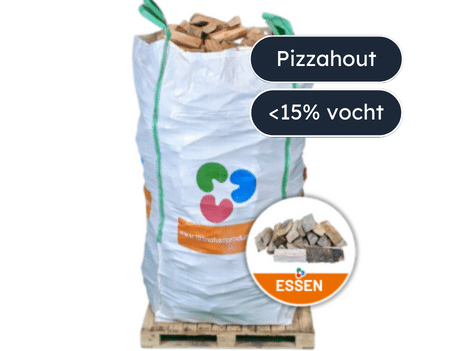 Pizza hout essen bigbag 2 kuub2000 liter 123natuurproducten.nl